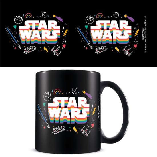 Star Wars Pride Logo Rainbow Mug