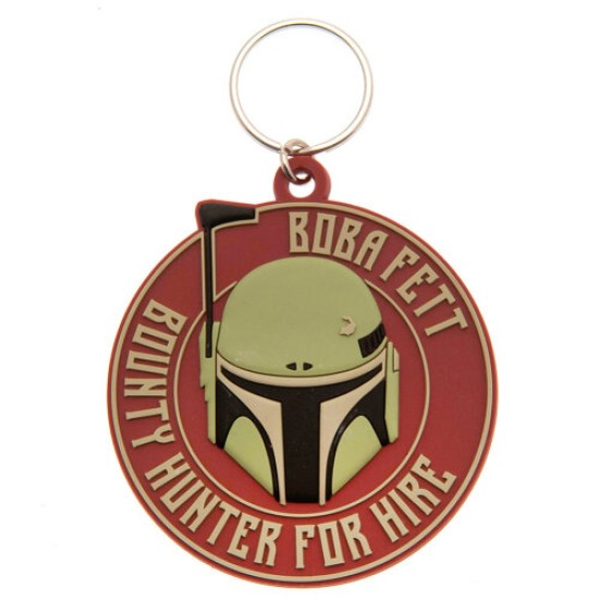 Star Wars The Book of Boba Fett Rubber Keyring