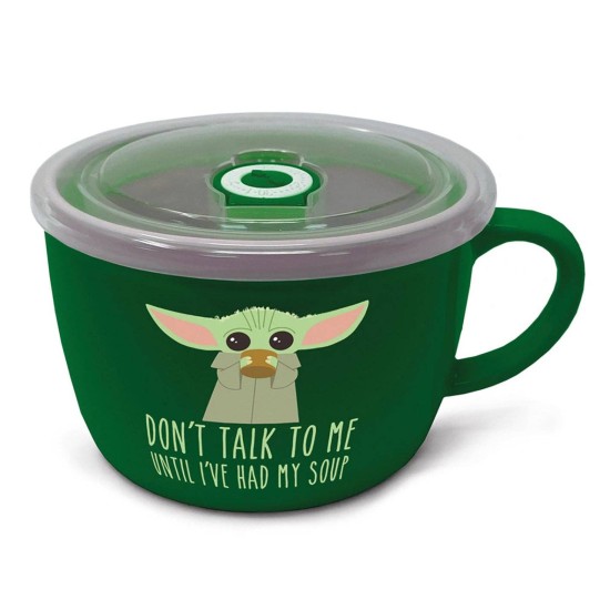 Star Wars The Mandalorian Don'T Talk To Me Soup & Snack Mug