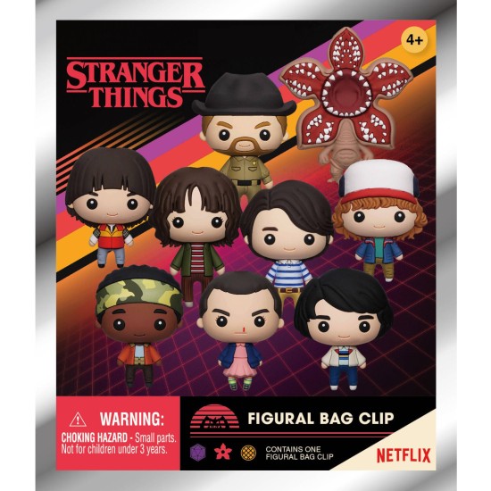 Stranger Things Series 1 3D Collectable Keychain/Bag Clip