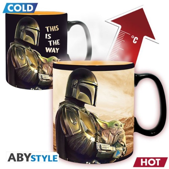 The Mandalorian Heat Change Mug Mando