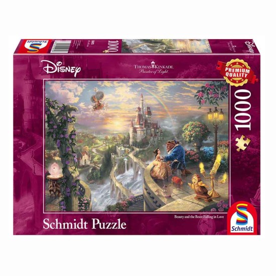 Thomas Kinkade Disney Beauty And The Beast Puzzle 1000 pcs