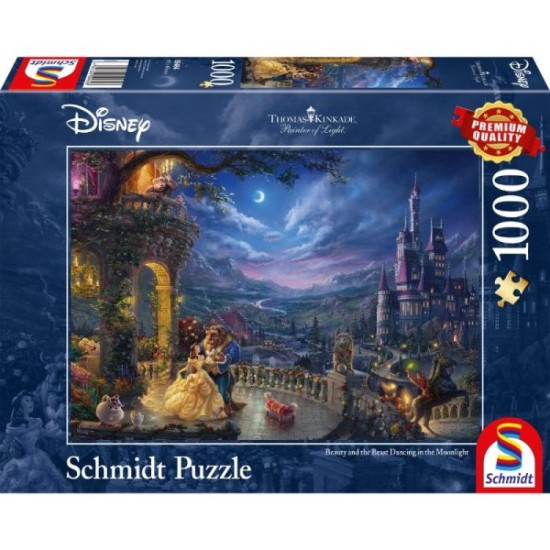 Thomas Kinkade Disney Beauty and the Beast Puzzle 1000 pcs