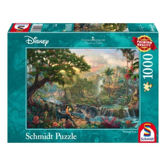 Thomas Kinkade Disney The Jungle Book Puzzle 1000 pcs