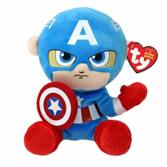 TY Marvel Captain America Reg Soft