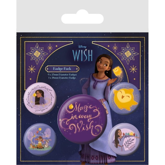 Disney Wish Magic In Every Wish Pin Badge Pack