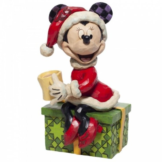 Disney Traditions Minnie Mouse with Hot Chocolate Figurine